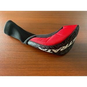 Strata Golf 3 Wood Golf Club Headcover Pullover Sock Style Red Black Gray White